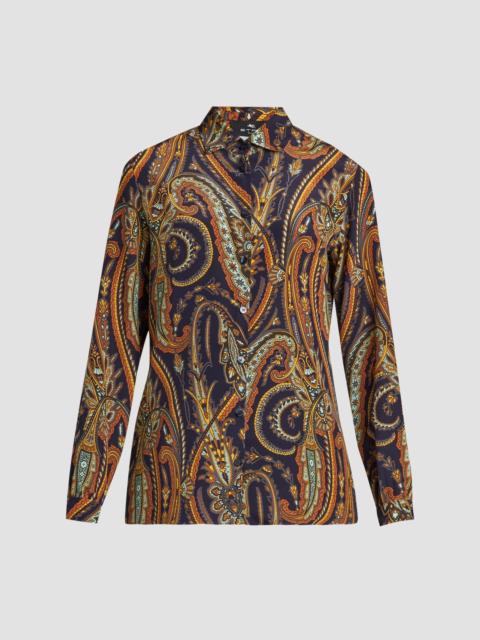 Etro Women's Paisley Silk Shirt - Multi