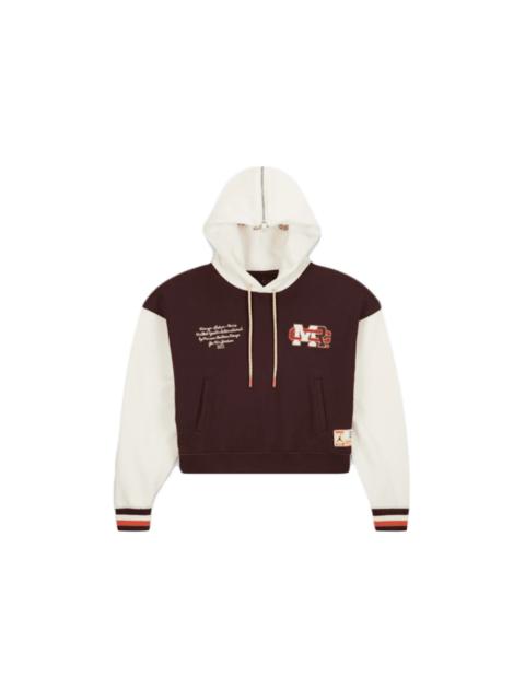 Jordan Jordan x Maison Chateau Rouge Women's Fleece Top Hoodie Brown