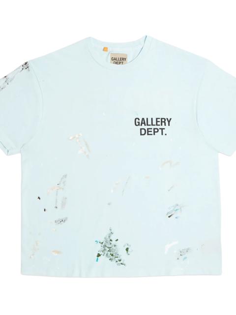 GALLERY DEPT. Paint Splatter Souvenir Logo T-Shirt "Baby Blue & Black" GD336