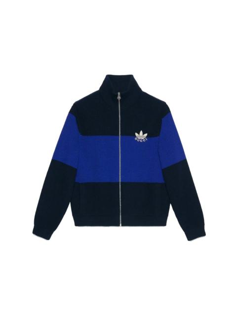 GUCCI Gucci x adidas Wool Zip Jacket Dark Blue/Blue