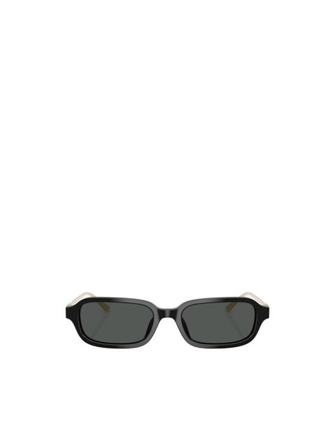 TORY BURCH Kira metal rectangle sunglasses