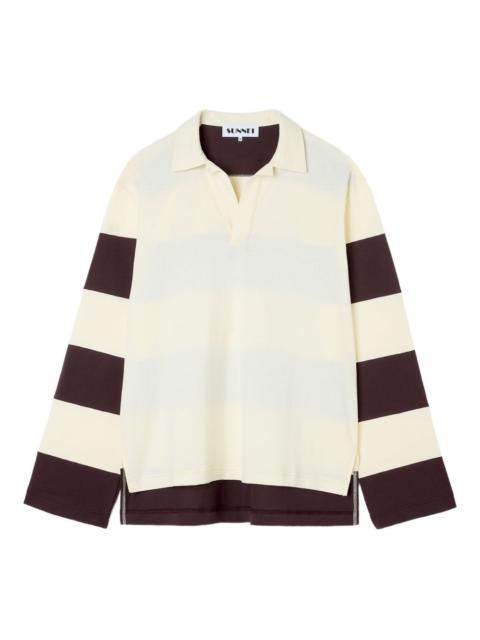 SUNNEI long-sleeve striped T-shirt