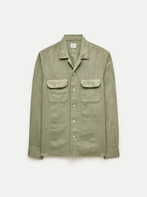 J.CREW Camp-collar linen shirt