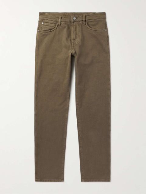 Quarona Slim-Fit Stretch-Cotton Twill Trousers