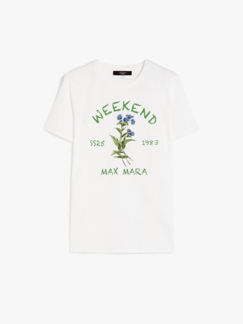 WEEKEND Max Mara TEIERA Printed cotton T-shirt