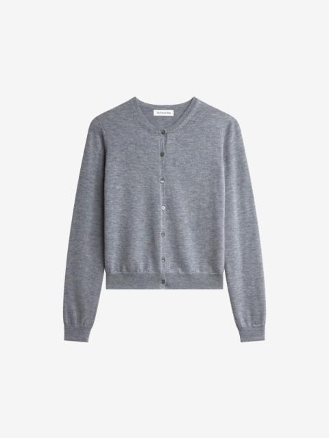The Frankie Shop Nomi Thin Knit Cardigan - Grey