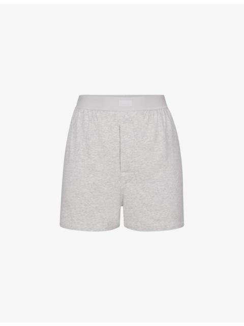 SKIMS Boyfriend Loose Jersey Boxer Shorts