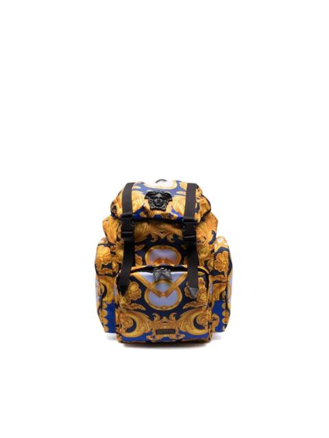 VERSACE baroque print backpack