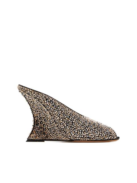 PARIS TEXAS embellished open-toe mules