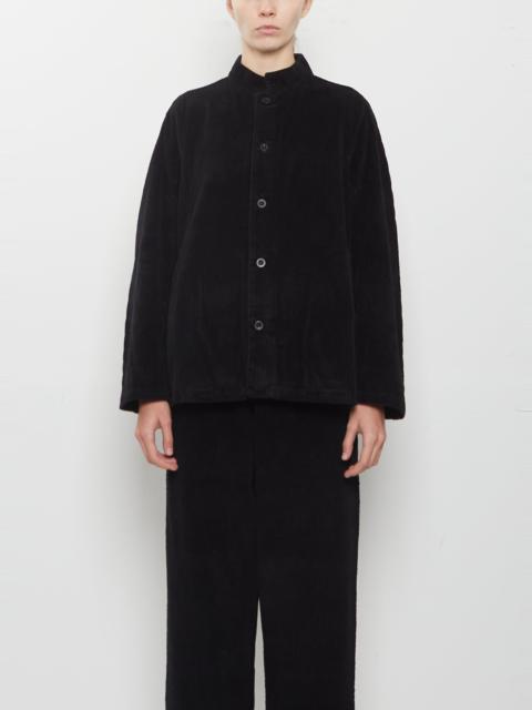 LABO.ART Pireo Velluto Cotton Jacket — Black