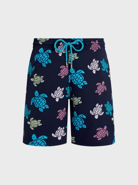 Vilebrequin MEN LONG STRETCH SWIM SHORTS TORTUES MULTICOLORE