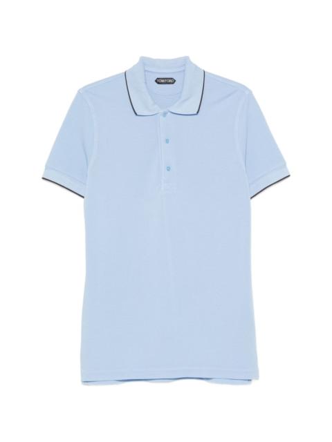 TOM FORD contrast-trim polo shirt