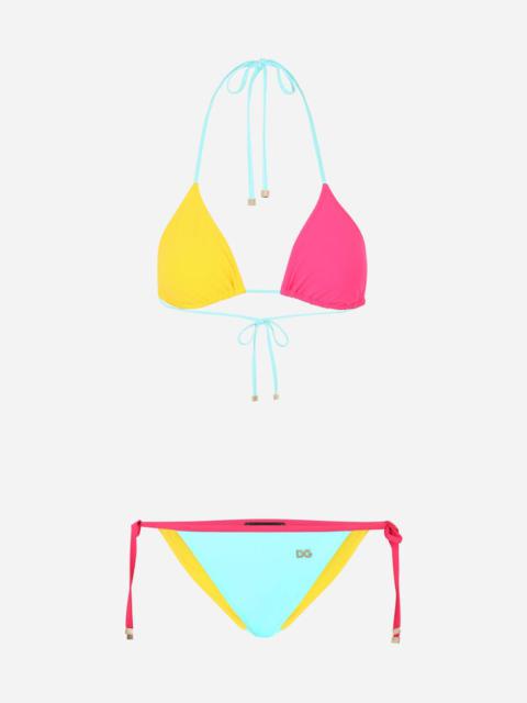 Dolce & Gabbana Adjustable triangle bikini