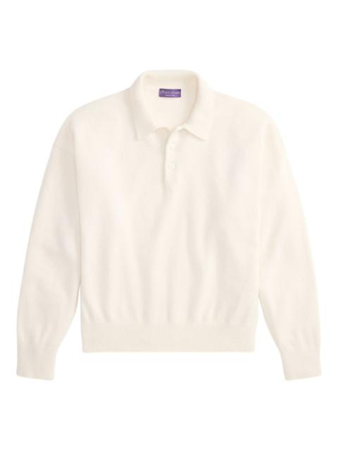 Ralph Lauren buttoned-collar long-sleeve polo shirt