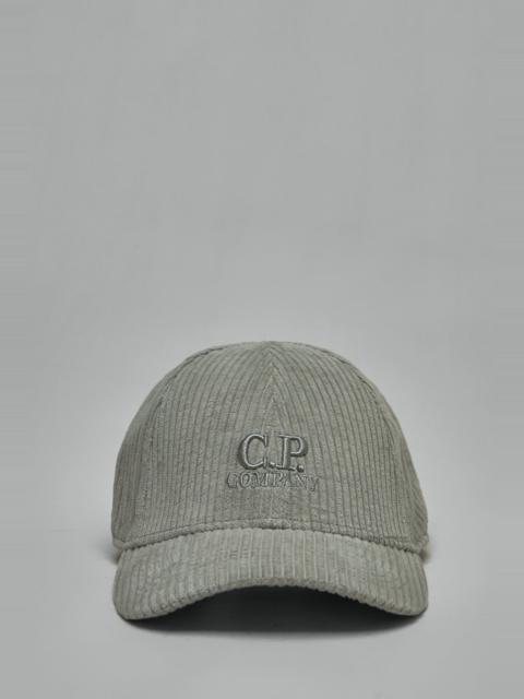 C.P. Company Logo-Patch Curved Peak Baseball Cap