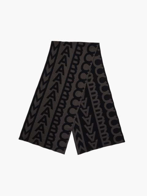 Marc Jacobs THE MONOGRAM KNIT SCARF
