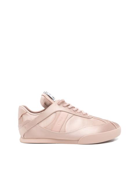 Chloé kick satin mid top trainers