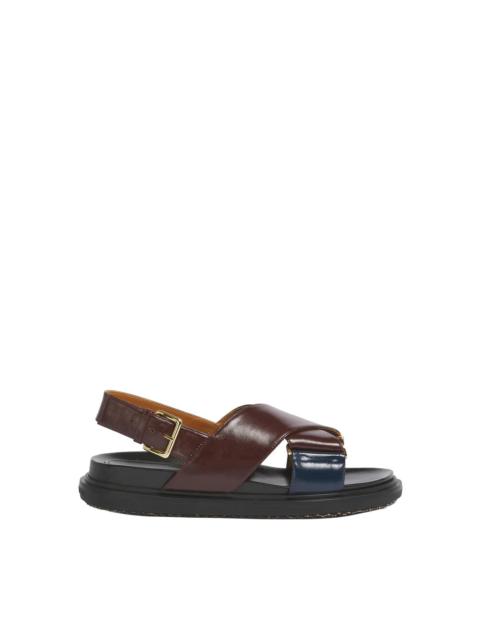 Marni LEATHER FUSSBET SANDAL
