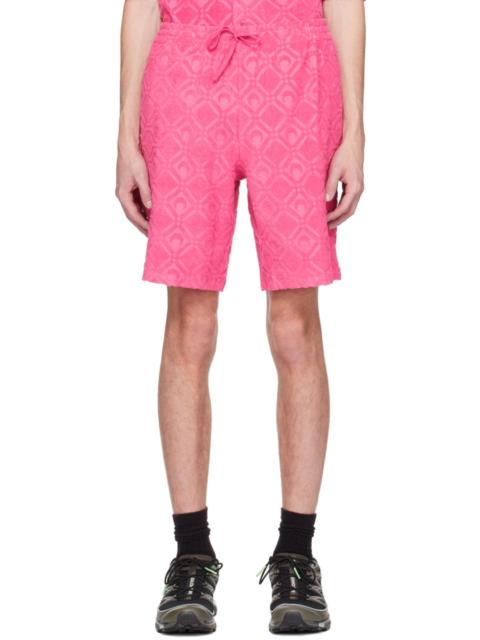 Marine Serre Pink Moon Sponge Shorts
