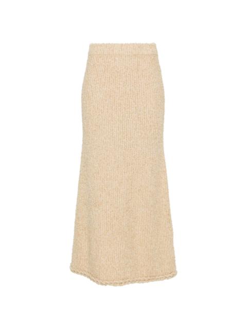 Komi knitted maxi skirt