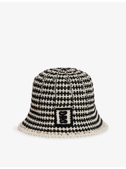 Sandro Branded Crochet Bucket Hat