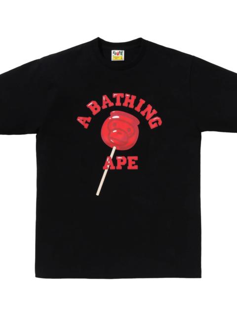 A BATHING APE® Baby Milo Candy Apples Tee "Black Red" BAPE087