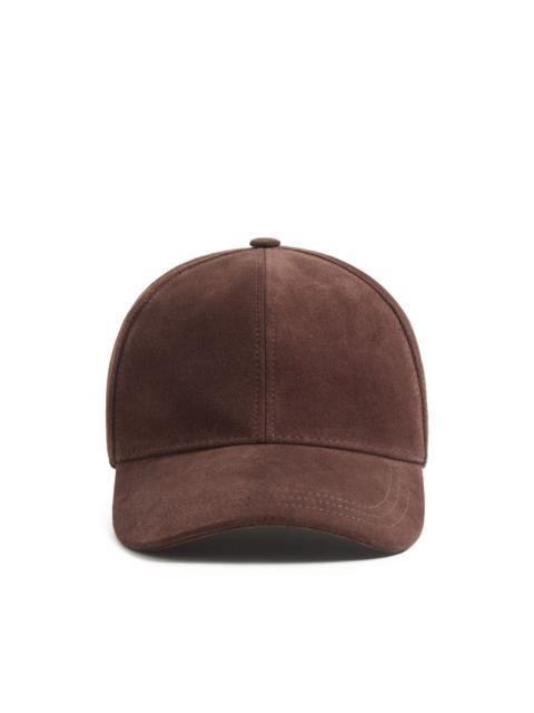 Valentino VLogo Signature baseball cap in suede