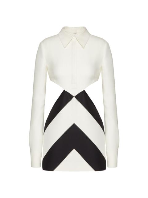 Valentino Crepe Couture Strhype cut-out mini dress