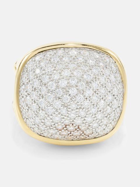 Marina B Tigella 18kt gold ring with diamonds