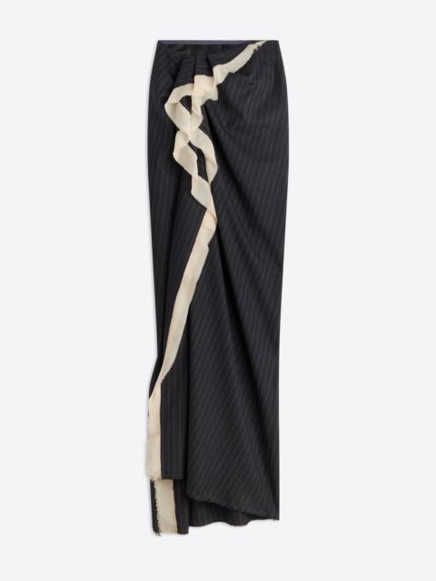 Dries Van Noten LONG DRAPED SKIRT
