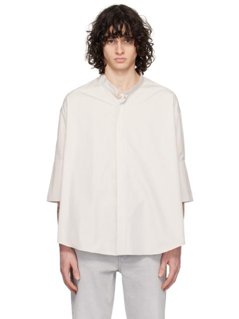AMI Paris Off-White Oversized Shirt
