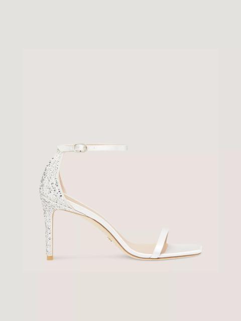 Stuart Weitzman NUDISTCURVE ROYALE PEARL 85 SANDAL