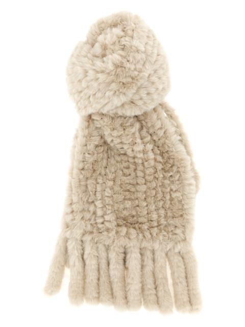PINKO Fur Scarf