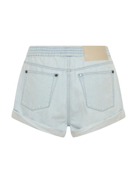 ONE TEASPOON Hunters Mid Waist Boyfriend Elasticated Denim Shorts - Xanthe