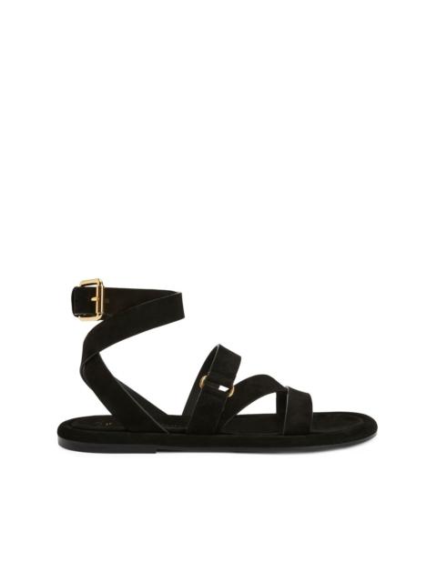Giuseppe Zanotti Aymon buckled suede sandals