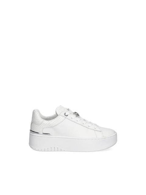 MICHAEL KORS Dottie reptile-effect platform sneakers