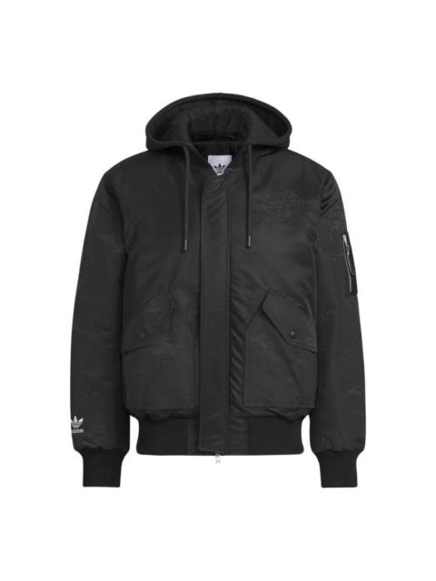 adidas Originals Padded MA Jacket Asia Sizing 'Black' IX4232