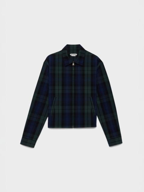 JW Anderson MENS FRONT ZIP BLOUSON IN NAVY & GREEN