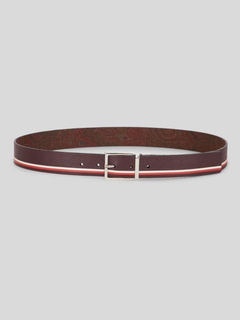 Etro REVERSIBLE PATCHWORK BELT