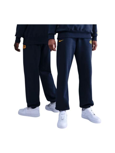 Nike Nike x Caitlin Clark Phoenix Fleece Pants 'Midnight Navy Amarillo' IQ5643-410