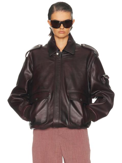 COPERNI Oversized Leather Jacket