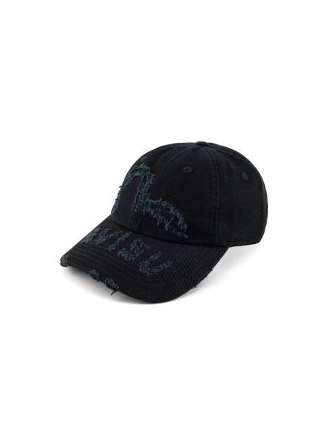 EVISU Grinding Distressed Logo Cap