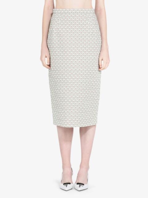 N°21 FLORAL-PRINT MIDI SKIRT