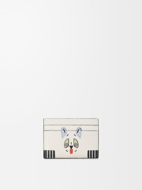 Loewe Futurist Cat plain cardholder in classic calfskin