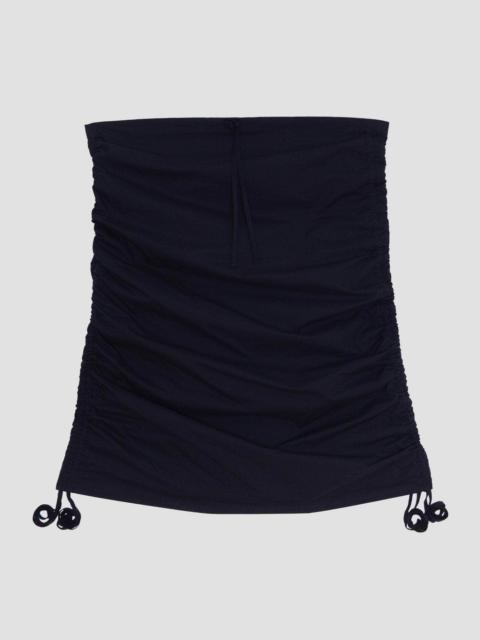 BASERANGE Pictorial Strap Skirt - Organic Cotton Poplin