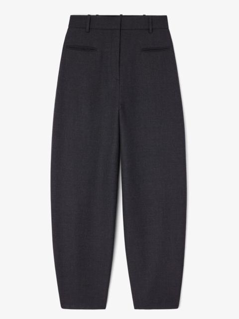 GANNI GREY WOOL SUITING PANTS