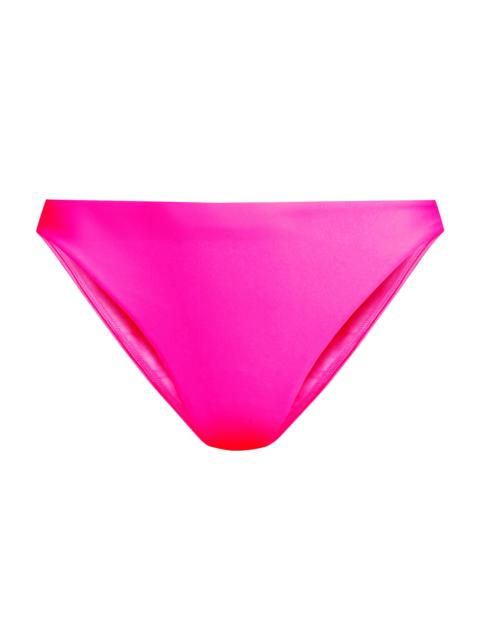 MILLY Women's Margot Stretch Bikini Bottom - Pink