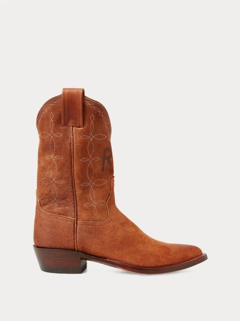 RRL by Ralph Lauren Plainview Suede Cowboy Boot