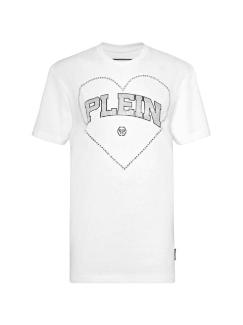 PHILIPP PLEIN rhinestone-embellished cotton T-shirt