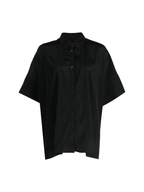 short-sleeve buttoned shirt